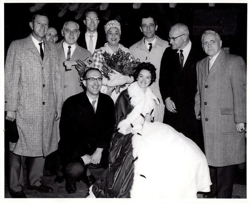 1 black and white photograph 8 x10 Pancake Festival 1960.jpg