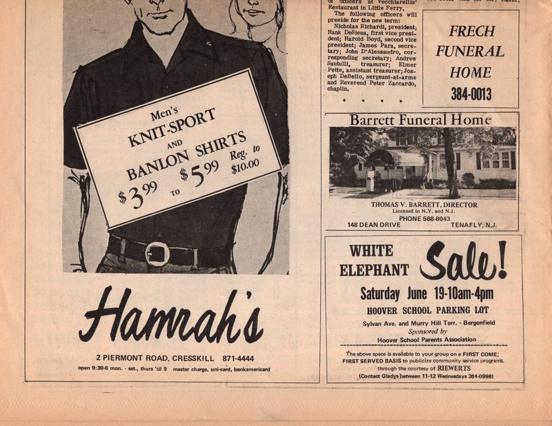 Bergenfield Newsletter Vol.6 No.2 June 1971 14.jpg