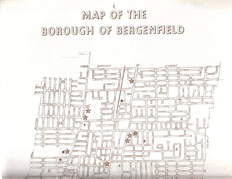 Bergenfield Report and Calendar 1972-1973 Map of Bergenfield 1.jpg