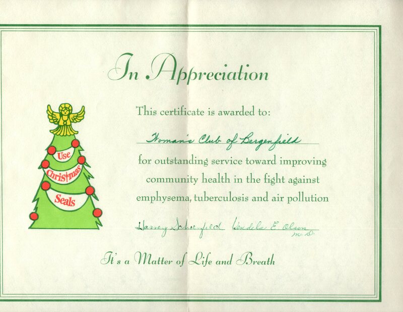 The Womans Club of Bergenfield Certificates folder undated 2.jpg