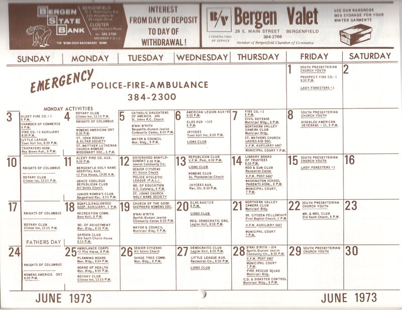 Bergenfield Report and Calendar 1973 June 2.jpg