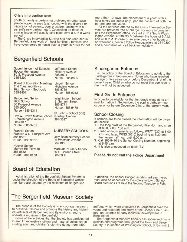 Bergenfield Information Guide Sponsored by the Police Athletic League Undated 8.jpg