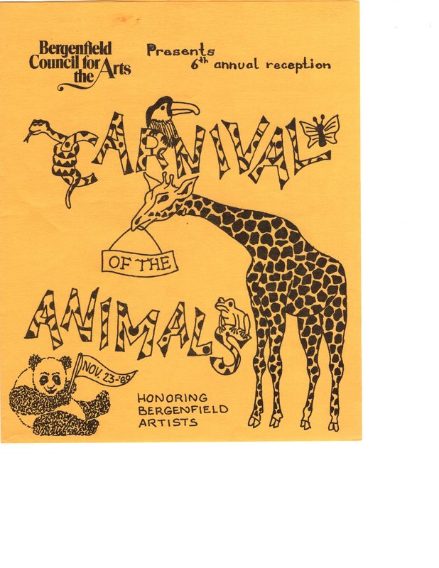 Sixth Annual Reception Carnival of the Animals program Nov 23 1980 p1.jpg