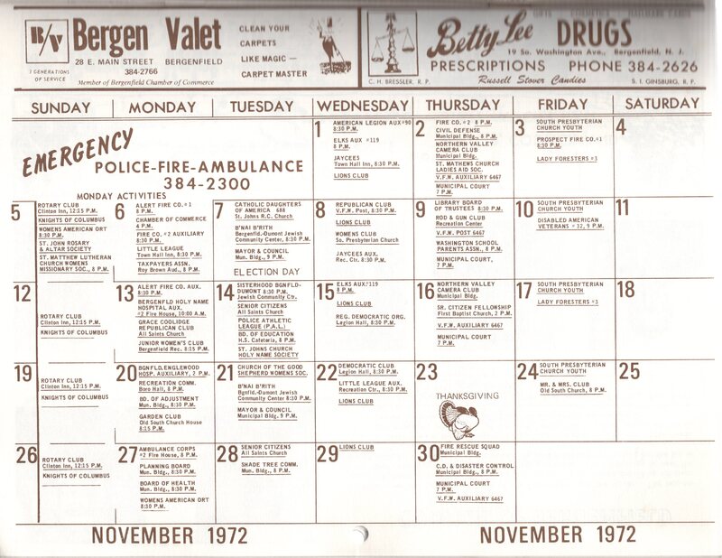 Bergenfield Report and Calendar 1972 November.jpg