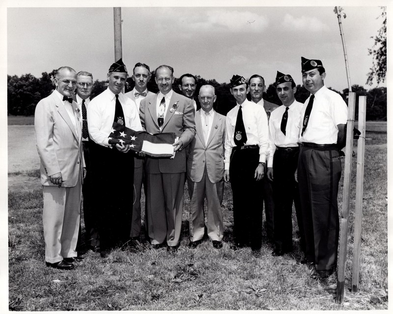 6 black and white photographs 8 x 10 VFW events and commemorations Undated 1.jpg