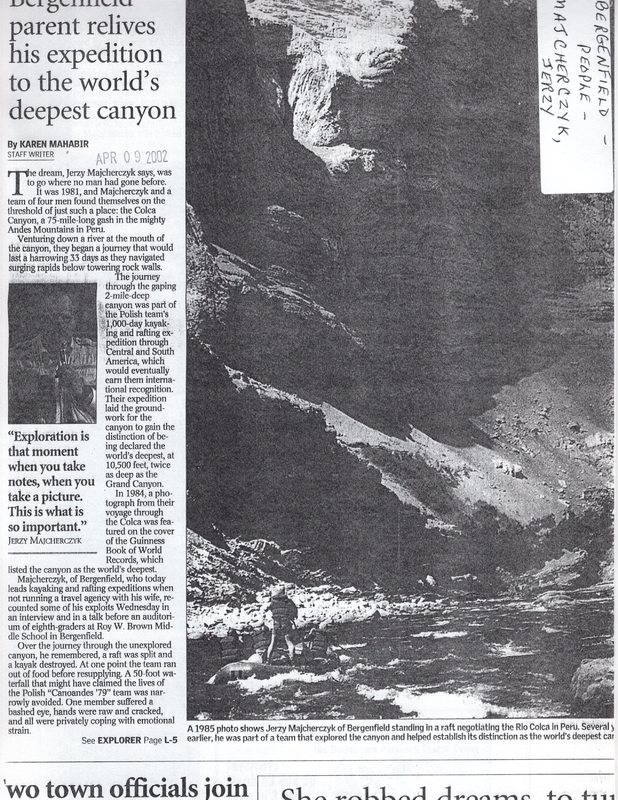 Majcherczyk Jerzy Bergenfield parent relives his expedition to th worlds deepest canyon 1.jpg