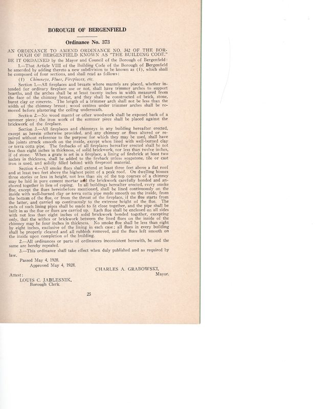 Building Code Ordinance No 342 and Amendments of the Borough of Bergenfield adopted May 17 1927 P25.jpg