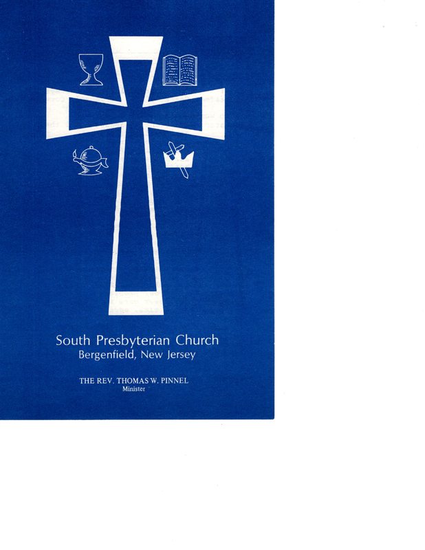 South Presbyterian Church Order of Worship Program December 7 1980 Page 1.jpg