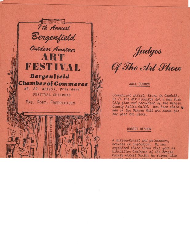7th Annual Bergenfield Outdoor Amateur Art Festival Flier p1.jpg
