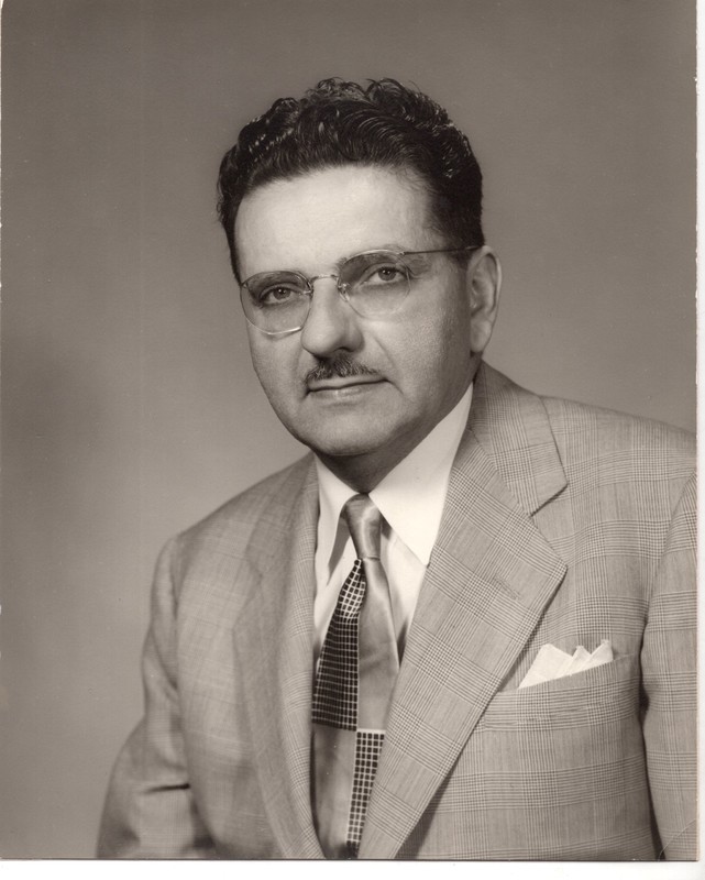 1 black and white photograph (8 x10) portrait of Honorable Pierce Deamer, Undated.jpg