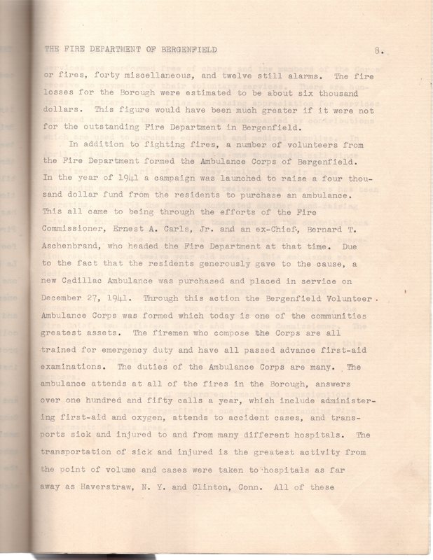 10 of 12 “The Fire Department of Bergenfield,” nine page typewritten report by Carolyn Hager, Undated.jpg