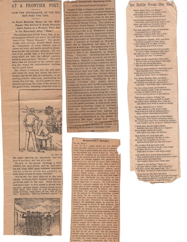 Assortment of 19th century periodicals and newspaper clippings 1.jpg