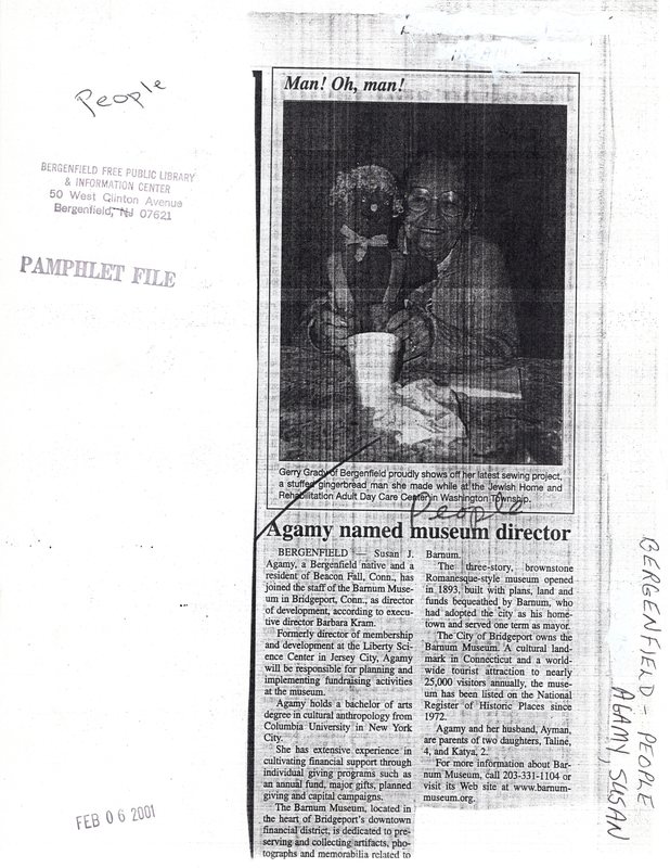 Agamy Susan Agamy named museum director Feb 6 2001.jpg