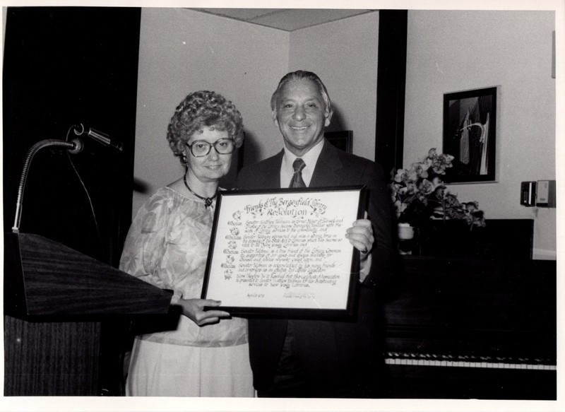 1 black and white photograph Friends of the Bergenfield Library plaques 3.jpg