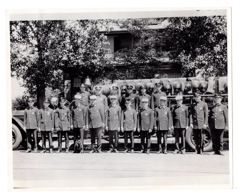 1 black and white photograph (8 x 10) Fire Company, Undated.jpg