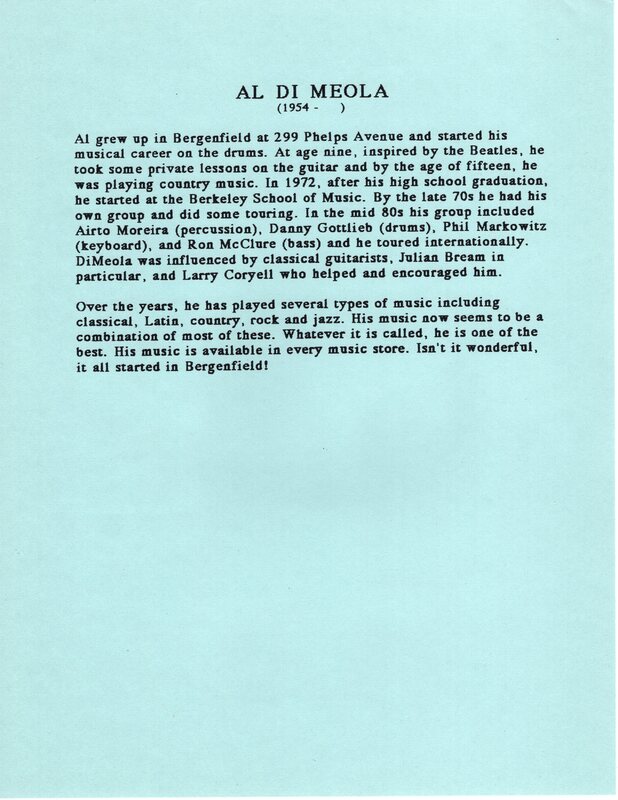 Bergenfield Hall of Fame list of first 30 HOF members foreward by Betty Schmelz and biographies 15.jpg