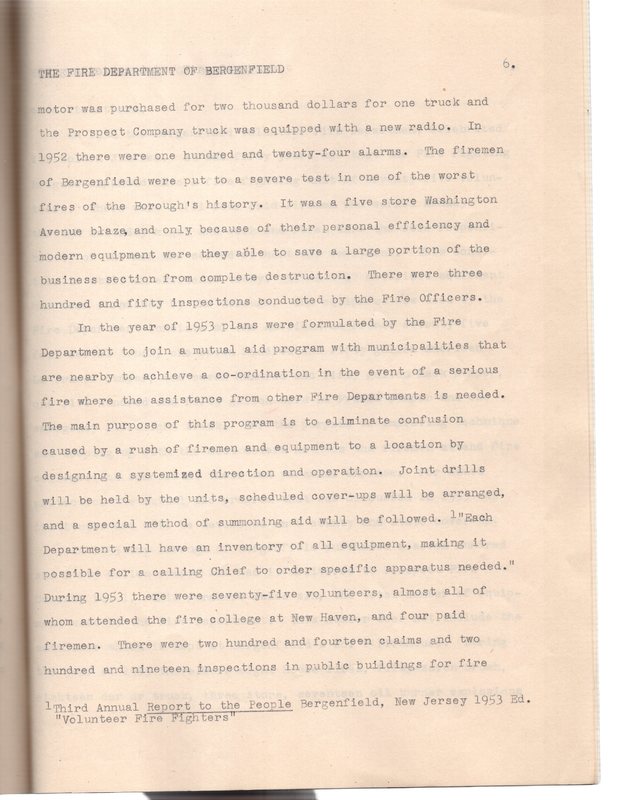 8 of 12 “The Fire Department of Bergenfield,” nine page typewritten report by Carolyn Hager, Undated.jpg