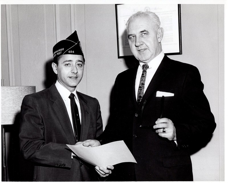 6 black and white photographs 8 x 10 VFW events and commemorations Undated 4.jpg
