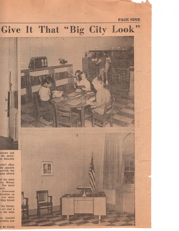 Renovations at Bergenfield Borough Hall Give It That Big City Look newspaper clipping Times Review Oct 25 1956 P1 bottom.jpg