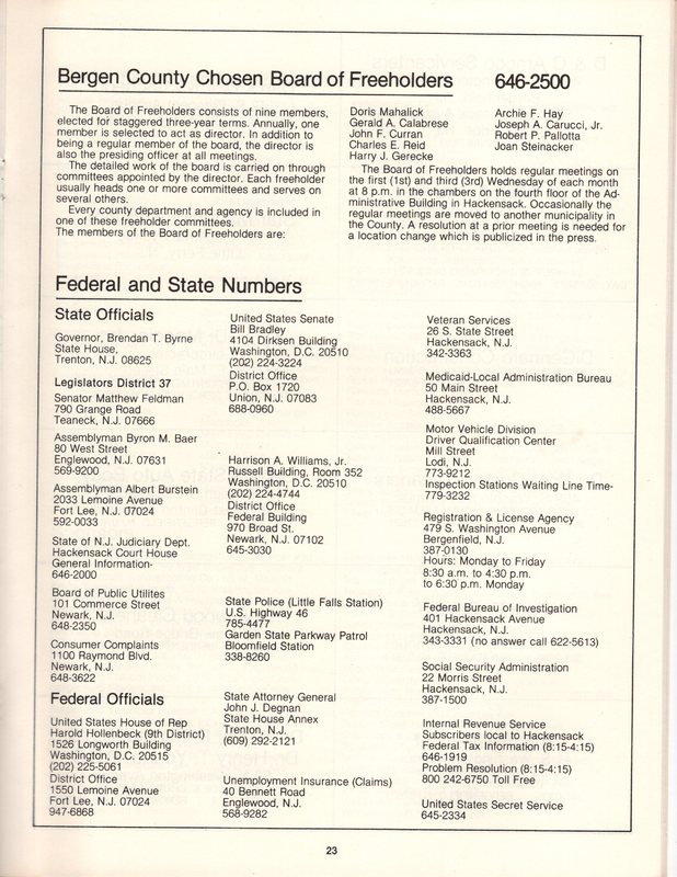Bergenfield Information Guide Sponsored by the Police Athletic League Undated 15.jpg
