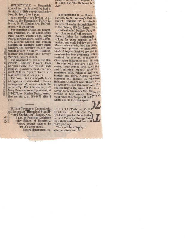 Things To Do newspaper clipping The Record Nov 4 1982 P1 bottom.jpg