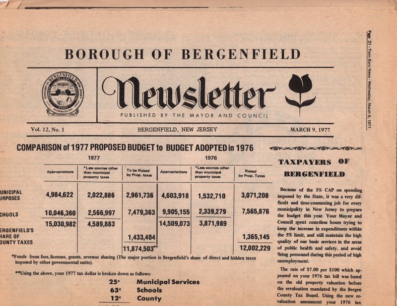 Bergenfield Newsletter Vol.12 No.1 March 9 1977 1.jpg