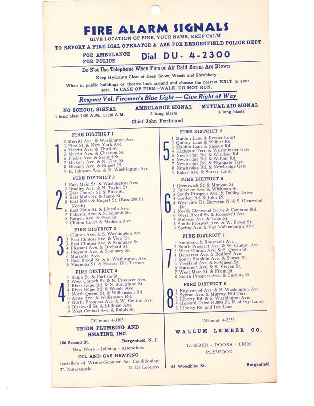 1 poster (10 ½ x 6 ½ ) Fire Alarm Signals, Undated.jpg
