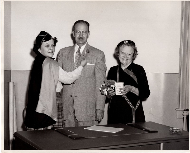 6 black and white photographs 8 x 10 VFW events and commemorations Undated 5.jpg