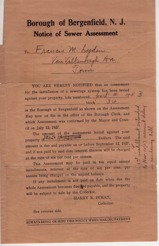 Borough of Bergenfield Notice of Sewer Assessment undated 1.jpg