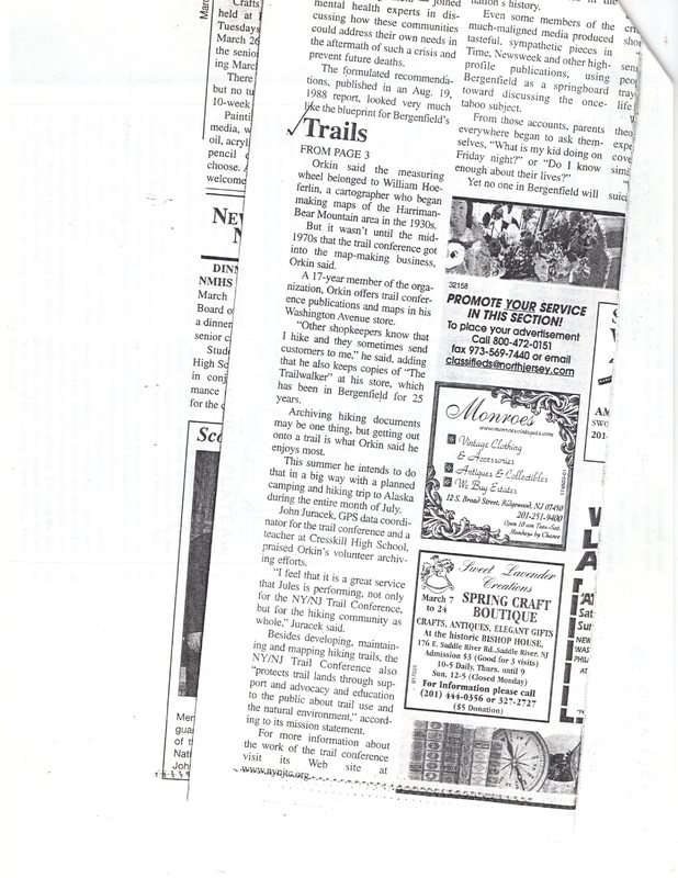Orkin Jules Owner of bookstore combines two loves twin boro news 2002 2.jpg