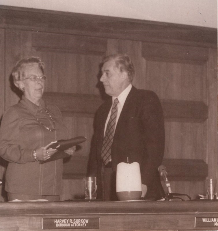 1 black and white photograph Bea James library director undated.jpg