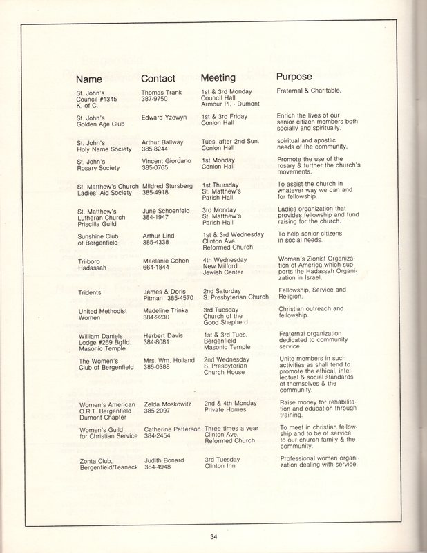 Bergenfield Information Guide Sponsored by the Police Athletic League Undated 21.jpg