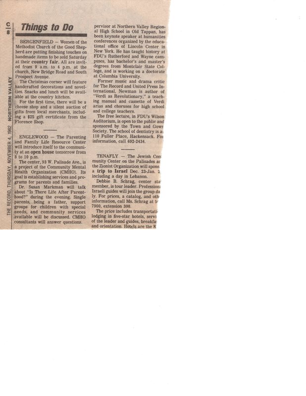 Things To Do newspaper clipping The Record Nov 4 1982 P1 top.jpg