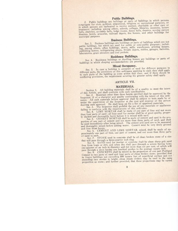 Building Code Ordinance No 342 and Amendments of the Borough of Bergenfield adopted May 17 1927 P8.jpg