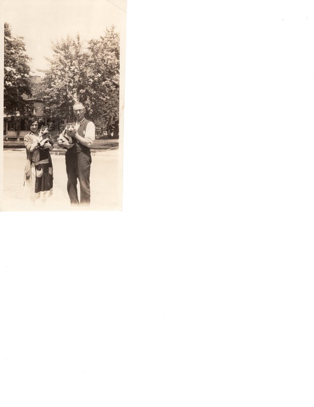 1 black and white photograph 3x5 Blanche Strauss and father.jpg