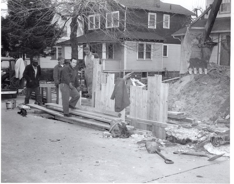 1 black and white photograph Public Works Department construction Jan 24 1962.jpg