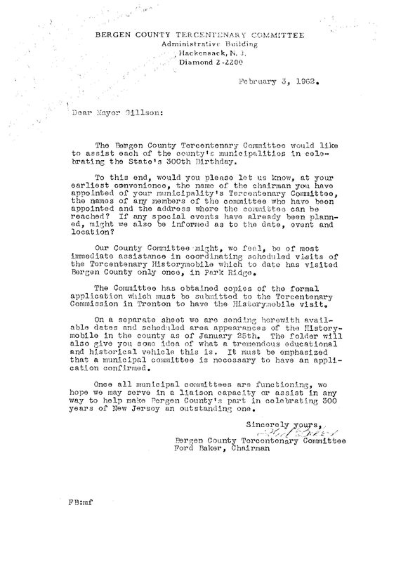 Ford Baker Letter to Mayor Hugh M Gillson 1.jpg
