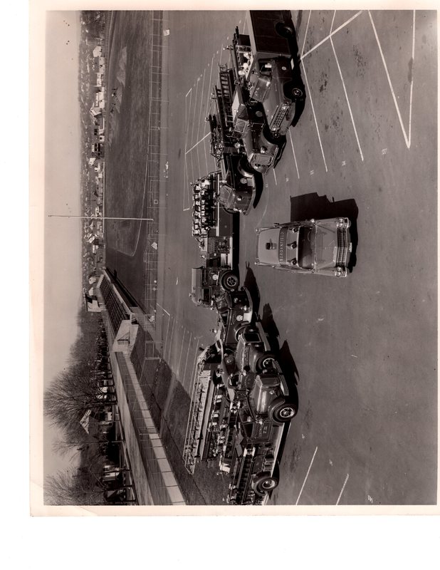 Fire Trucks on Display at Bergenfield High School