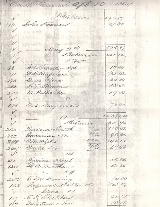 Cooper Chair Factor ledger 16 pages photocopied March to June 1864 p10.jpg