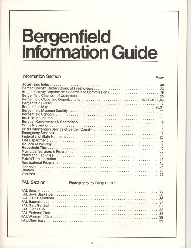 Bergenfield Information Guide Sponsored by the Police Athletic League Undated 3.jpg