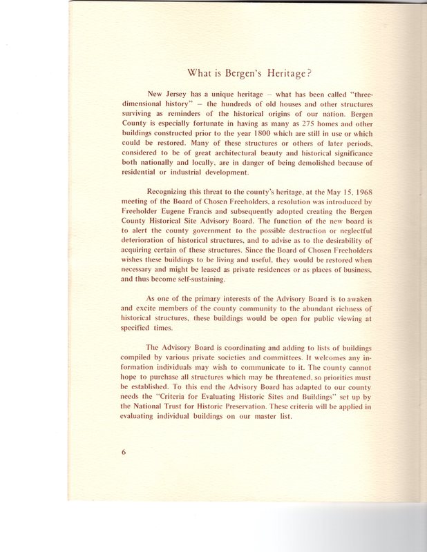 Bergen's Heritage