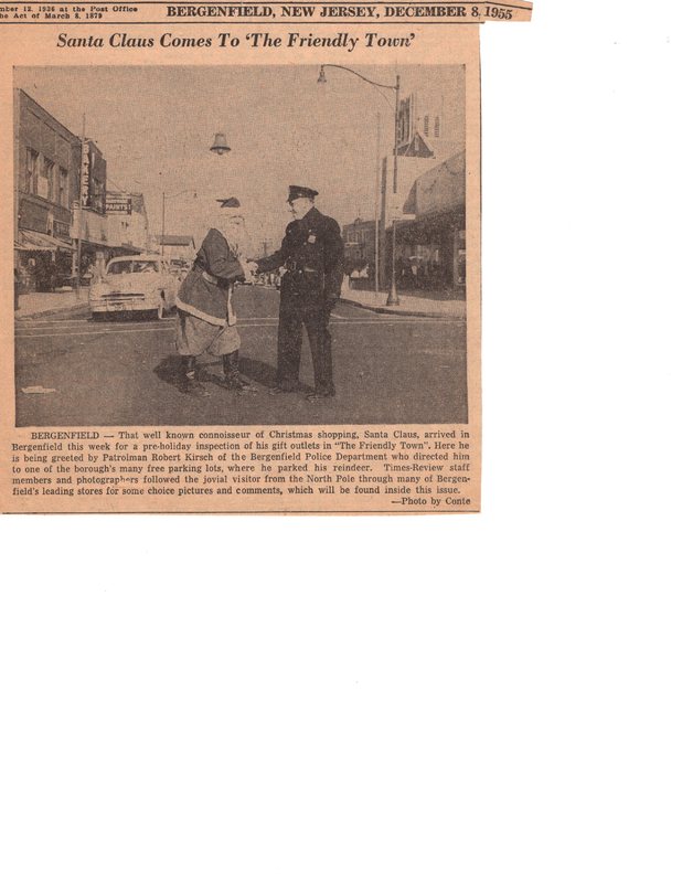 Santa Claus Comes to the Friendly Town newspaper clipping Dec 8 1955.jpg