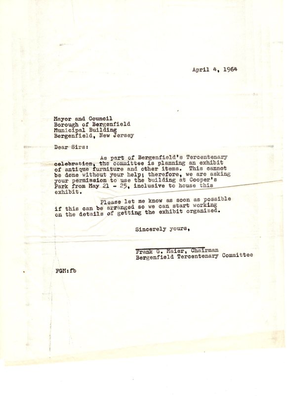 Frank G Maier Letter to Mayor and Council of Bergenfield.jpg