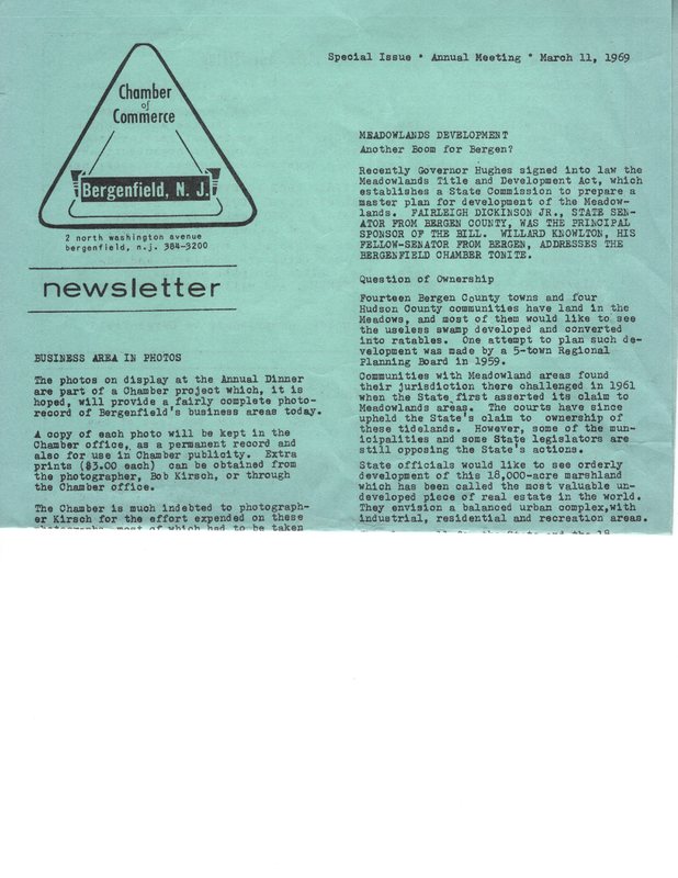 Chamber of Commerce Newsletter March 11 1969 p1.jpg