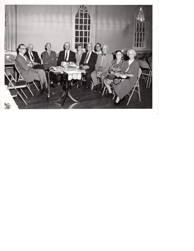 1 black and white photograph 5 x7 Group of Old Timers Afternoon Tea.jpg