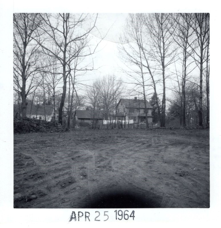 1 black and white photograph Grounds at Slave Cemetery after clearing by the local boy scouts April 25 1964.jpg