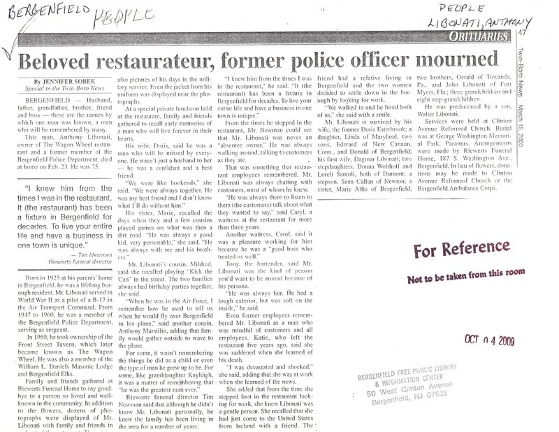 Libonati Anthony Beloved Restaurateur former police officer mourned March 15 2000.jpg