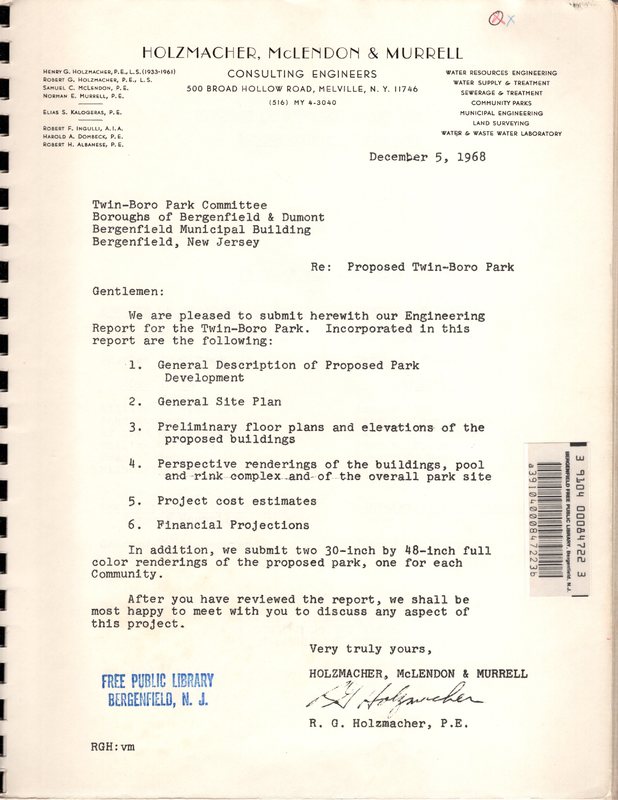 Engineering Report for Proposed Twin Boro Park Boroughs of Bergenfield and Dumont Dec 1968 2.jpg