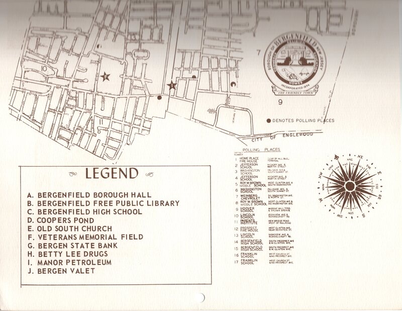 Bergenfield Report and Calendar 1972-1973 Map of Bergenfield 2.jpg