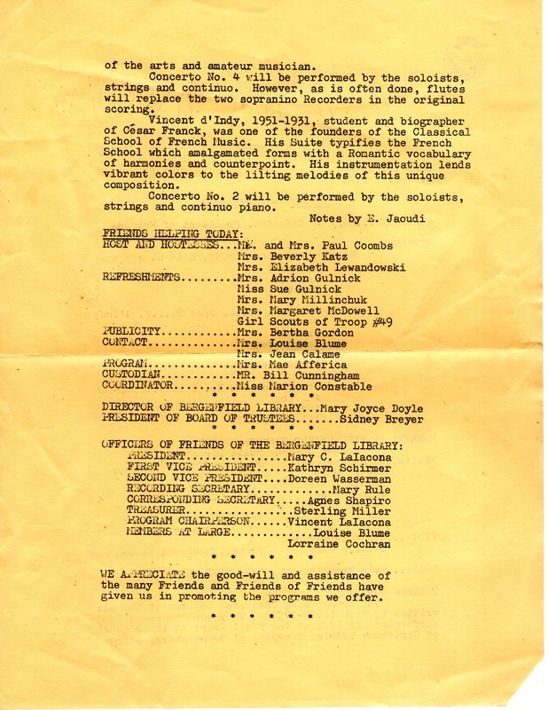 Program for the Bergenfield Chamber Players Concert at the Bergenfield Public Library June 15 1980 page 2.jpg